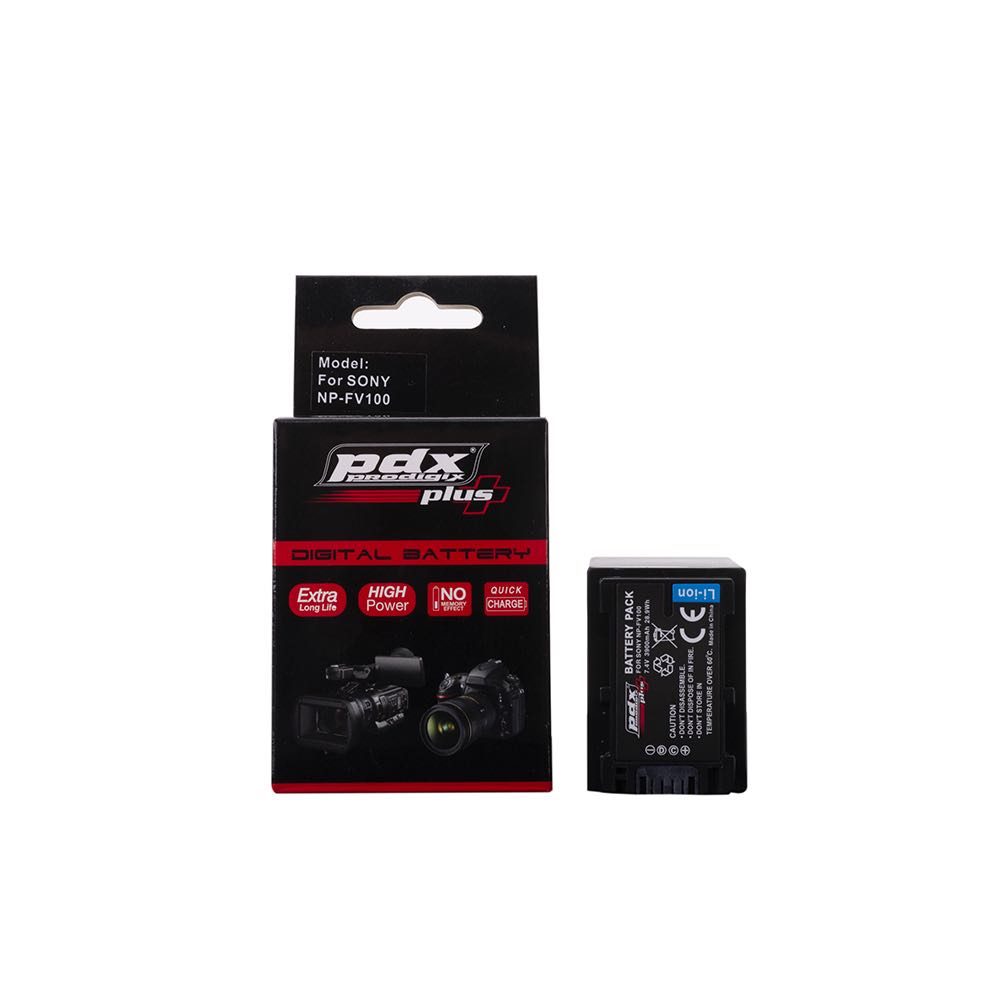 PDX for Sony NP-FV100 Batarya